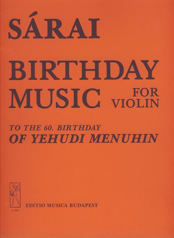 Birthday music (to Yehudi Menuhin's 60. birthday